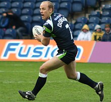 Dobson playing for Hull Kingston Rovers in 2010. Mick Dobson.JPG