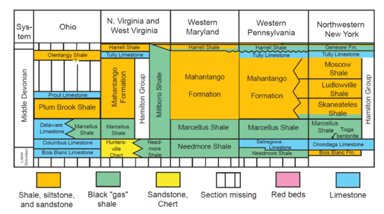 South Texas Stratigraphic Chart