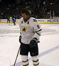 The North Stars selected Mike Modano 1st overall in the 1988 NHL Entry Draft. Mike Modano.jpg