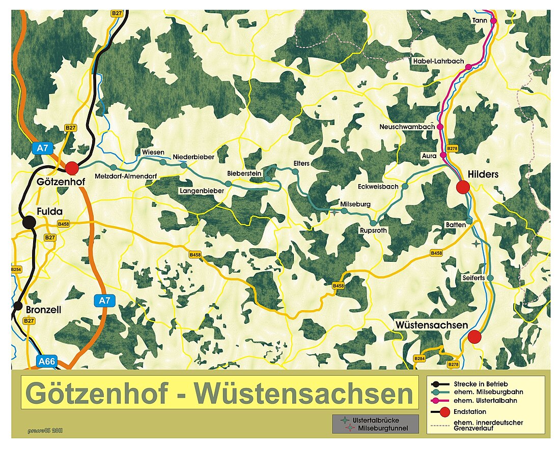 Bahnstrecke Götzenhof–Wüstensachsen