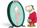 Mirror woman pretty ugly by mimooh.svg