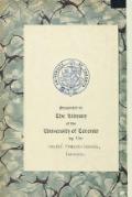 "Su/ ::JÈii. J^ Ipre0ente5 to of tbe Tnniversiti? of IToronto bg the Comité France-Canada, i-oroato.