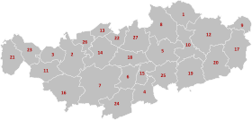 Localisation de Province du Brabant wallon