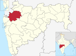 Nashik in Maharashtra (India).svg