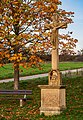 * Nomination Wayside cross in Herbolzheim, Neudenau, Germany (autumn view). --Aristeas 10:00, 11 November 2021 (UTC) * Promotion  Support Good quality -- Johann Jaritz 13:08, 11 November 2021 (UTC)