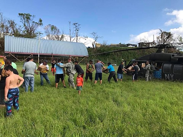 National Guard of NY in Ciales after Hurricane Maria