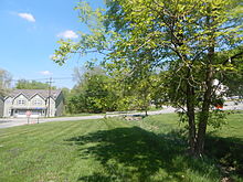 Newton station site in May 2015 Newton Station - May 2015.jpg