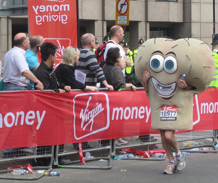 File:No one seems interested in Testicle Man - London Marathon 2011 (5630637536).jpg