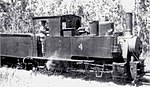 O&K locomotive Ndeg 3310 of 1909, 610mm gauge, 0-6-0T, 60hp, Proserpine Central Mill Co Ltd, Qld, 4 'German Annie' (Proserpine Historical Museum Society).jpg