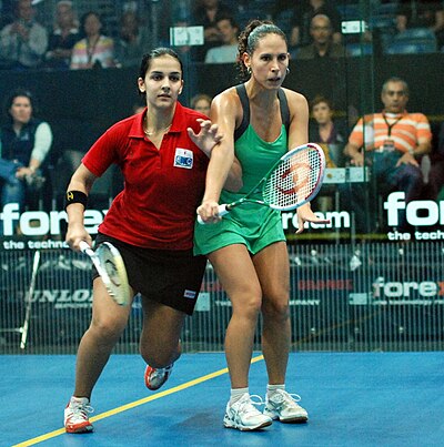 Omneya Abdel Kawy and Samantha Teran during their 2nd round Omneya Abdel Kawy & Samantha Teran.jpg