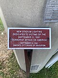 Thumbnail for File:Oneonta New Stadium Lighting Plaque.jpg