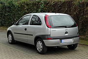 Opel Corsa tredørs (2000–2003)