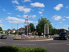 The war memorial roundabout
