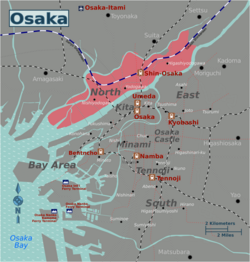 Osaka settentrionale - Localizzazione