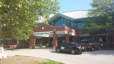 Outside Greenburgh Town Hall