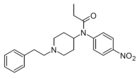 P-Nitrofentanyl structure.png