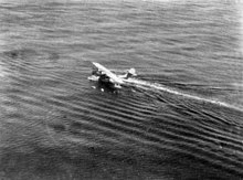 Samarai PBY Catalina rescues a RAAF pilot from Solomon Sea in 1944