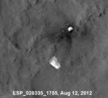 Curiosity's parachute flapping in the Martian wind (HiRISE/MRO) (August 12, 2012 to January 13, 2013).