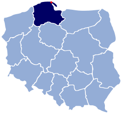 Розташування міста Владиславово