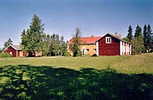Pajala, voormalig woonhuis van Læstadius (rechts) (2004)