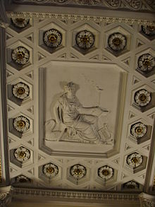 Stucco Palazzo bastogi (oriuolo), sala lettura, stucchi 01.JPG