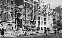 Pall Mall, London after a Steinbock raid February 1944 Pall Mall (22058955226).jpg