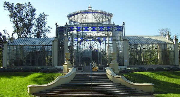 The Palm (or Tropical) House's entrance