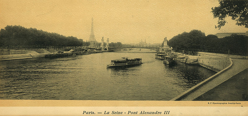File:Paris - La Seine Pont Alexandre III.jpg