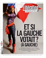 Omslag på Libération, 29 mars 2014.