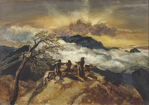 Paul Falconer Poole (1807-1879) - Sketch for 'Vision of Ezekiel' - N02314 - National Gallery
