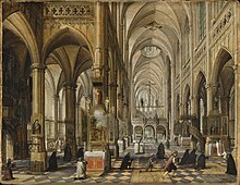 Paul Vredeman de Vries, 1612, Interior of a Gothic Cathedral, Los Angeles County Museum of Art Paul Vredeman de Vries - Interior of a Gothic Cathedral.jpg
