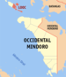 Localisateur de Ph occidental mindoro looc.png