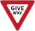 Give way/yield