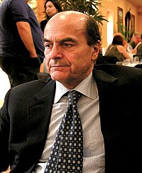 Pier Luigi Bersani en Agrigento.