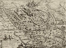 Plan de Marchiennes et son abbaye en 1635 Plan de marchiennes en 1635.jpeg