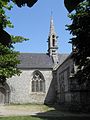 Plozévet : la chapelle de la Trinité, le clocher.