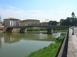 Ponte della Fortezza a Pisa - da Ovest.JPG