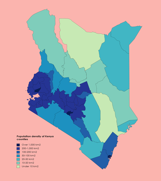 File:Population density of Kenya counties.png