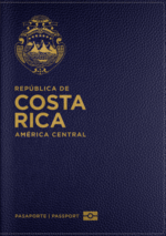 Miniatura para Pasaporte costarricense