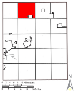 Location within Portage County