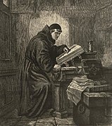 Portrait of Luther's first study of the Bible (4674520).jpg