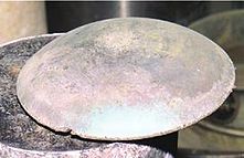 Plutonium is a transuranic radioactive chemical element, an actinide metal. Pu,94-cropped.jpg