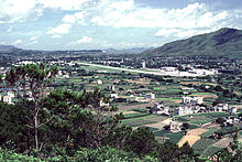 RAF Sek Kong airfield, New Territories, Hong Kong in 1983 RAF Sek Kong Jul 1983.jpg