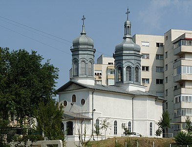 Română: Biserica „Apostol din Tabaci” său „Sf. Constantin şi Elena”, Bulevardul Mircea Vodă 143, monument istoric B-II-m-B-19829