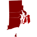1824 United States Presidential Election in Rhode Island by County