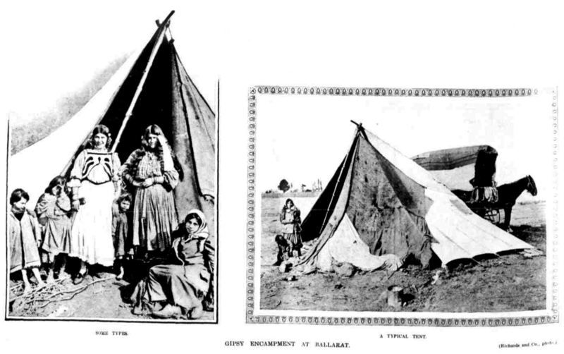 File:Romani encampment at Ballarat - The Australasian 1908.png