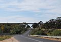 English: Rail bridge on the Ballarat line across en:Parwan Creek and Balliang Road at en:Rowsley, Victoria