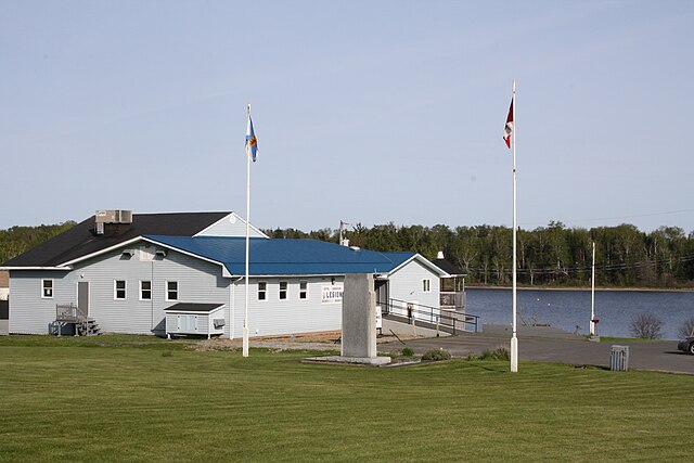 A Legion hall in Baddeck, Nova Scotia.