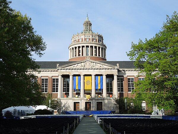 Image: Rush Rhees Library On The Eve Of Graduation