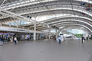 Saitama-Shintoshin Station Railway station in Saitama, Japan